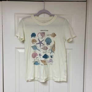 Pacsun shell graphic tee
